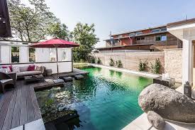 Terrasse Pooltreppe Naturlicher Wasserfilter Naturschwimmbader Schwimmteich Swimming Pool