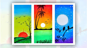 Sunrise Sunset Moonlight Drawing Easy Oil Pastel Drawing For Beginners Oil Pastel Drawings Easy Oil Pastel Drawings Pastel Drawing