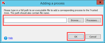 How To Use Trusted Processes In Kaspersky Security 10 X For Windows Server