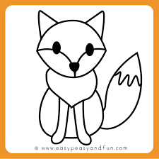 How To Draw A Fox Step By Step Fox Drawing Tutorial Fox Drawing Fox Drawing Tutorial Cute Fox Drawing