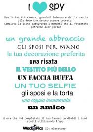 Il Mio I Spy Game Intrattenimento Matrimonio Matrimonio Giochi Di Nozze