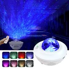 Lbell Led Projektor Sternenhimmel Lampe Mit Fernbedienung Starry Stern Mond Wasserwellen Welleneffekt Bluet Sternenhimmel Lampe Sternenhimmel Led Led Projektor