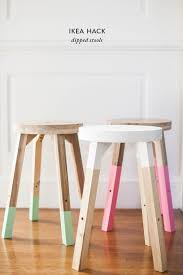 Diy Dipped Stools For 20 Banco Ikea Itens De Decoracao Para Casa Diy Casa