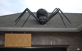 Giant Halloween Spider Halloween Spider Decorations Diy Halloween Spider Halloween Spider