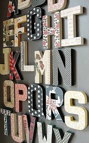 12 Fun Diy Craft Letter Decoration Ideas Storing Craft Supplies Diy Crafts Paper Mache Letters