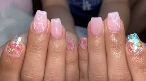 Short acrylic nails are perfect for any woman who wants a fabulous manicure without the length. How To Do Short Acrylic Nails Acrylic Nails Tutorial Youtube