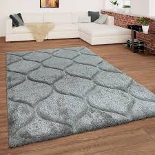 Shaggy Teppich Hochflor Wellen Muster Shaggy Teppich Teppich Grau Teppich
