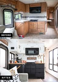 45 Easy Rv Remodel Decorating Ideas Decoraiso Com Remodeled Campers Camper Living Rv Remodel
