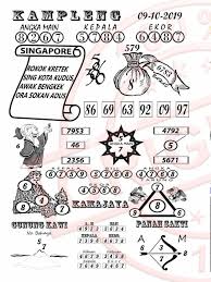 Kampleng Syairtogel Singapore 09 Oktober 2019 Buku Gambar Singapura Buku