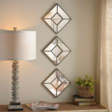 Diamond Beaded Mirror Set Of 3 Mirror Design Wall Beaded Mirror Mirror Decor