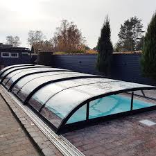 Pp Pool Med Pooltag Overdaekning Nova Comfort Pools Swimming Pool Pool