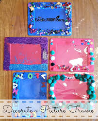 Decorate A Picture Frame The Koala Mom Picture Frame Decor Picture Frame Crafts Photo Frame Crafts