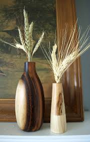 Decorate Your Living Room With Wooden Vases The Can Hold Wheat Grass Flowers Etc Living Room Decor Vases Vases Decor Flower Vases Decoration