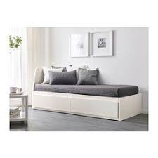 Flekke Day Bed Frame With 2 Drawers White Single Ikea Day Bed Frame Ikea Bed Bed Frame