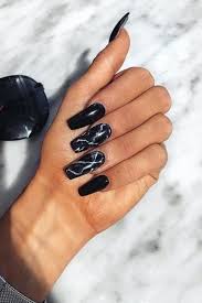 Unique nails nail designs nails inspiration gorgeous nails trendy nails pretty nails cute gel 25 edgy black nail designs | stayglam. 120 Best Coffin Nails Ideas That Suit Everyone Acrylic Nails Coffin Short Coffin Nails Designs Red Acrylic Nails
