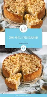 Omas Apfelstreuselkuchen Rezept Apfelstreuselkuchen Streusel Kuchen Kuchen