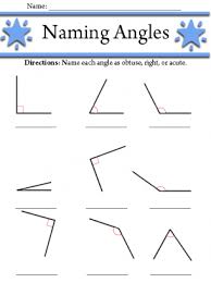 Angles Worksheet Angles Worksheet Math Geometry Homeschool Math