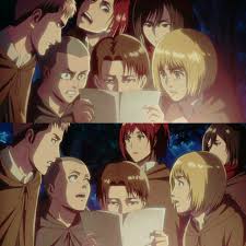 Season 3 Episode 5 Levi Mikasa Connie Jean Sasha Armin Shingekinokyojin Snk Attackontitan Aot Anime Le Attack On Titan Anime Attack On Titan Anime