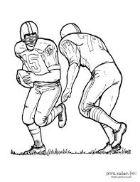 Sports coloring page printables of football searching for a coloring page? 14 Football Player Coloring Pages Free Sports Printables Print Color Fun