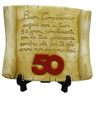 Pergamena 50 Anni Prodotti E Articoli Regalo Per Le Feste Di Compleanno Regali Di Festa Feste Di Compleanno Compleanno