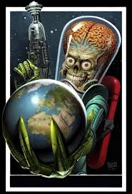 Yak Yak Yak Yak Mars Attacks Book Art Comic Books Art