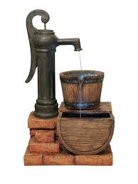 Handpumpe Und Fass Brunnen Mit Beleuchtung Wasser Spiel Garten Spring Zier Eur 221 99 Picclick De Brunnen Brunnen Garten Wasserspiel Garten