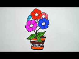 How To Draw Flowers Drawing Kids Drawing Color Drawing For Kids Youtube Abstract Art For Kids Simple Flower Drawing Flower Drawing For Kids It basically means that the plant draws water up through its stem.