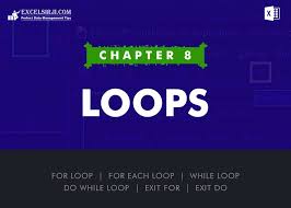 Excelsirji Excel Vba Codes Macros Chapter 8 Loops Coding Loop Management Tips