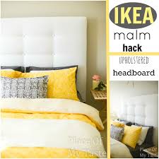Ikea Hacks A Diy Upholstered Malm Headboard Ikea Malm Hack Ikea Headboard Hack Upholstered Headboard