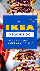The Ikea Veggie Dog Is Finally A Reality In America And Europe Veggie Dogs Hot Dog Recipes Vegan Hot Dog