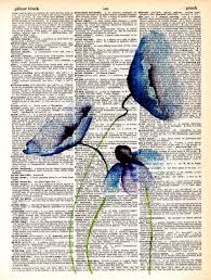 Decorative Art Printvintage Dictionary Art Print Decorative Art Prints Dictionary Art