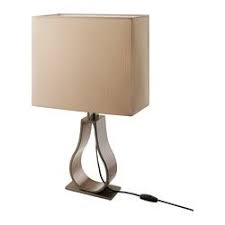 Ikea Klabb Table Lamp You Can Create A Soft Cozy Atmosphere In Your Home With A Textile Shade That Spreads A Diff Lamp Table Lamp Wood Table Lamp Lighting