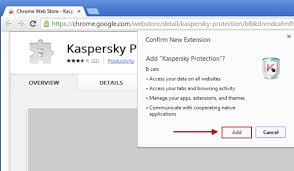 Issues Of Adding Kaspersky Internet Security 2014 Plug Ins In The Google Chrome Web Browser Version 33 H