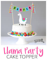 Llama Cake Topper Party Cakes Cake Fiesta Cake