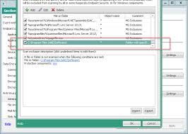 Kes Exclusions How To Set Exclusions For Folder File Or Application Secureblog Eu Personal Blog