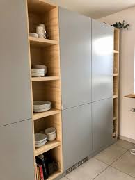Kuche Schrankwand Ikea Veddinge Grau Tutemo Schrankwand Kuche Schrank
