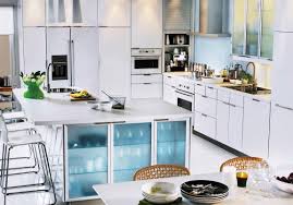 L Shaped White Wood Bar Table Top Ikea Kitchen Design Kitchen Backsplash Inspiration Kitchen Style Ikea Kitchen Island