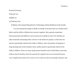 Example of double spaced paper direction of effect. Mla Document Formatting English Composition I