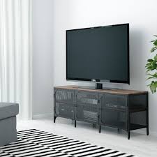 Fjallbo Tv Unit Black 59x14 1 8x21 1 4 Ikea In 2021 Tv Bench Ikea Tv Stand Ikea Tv