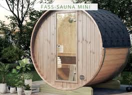 Finntherm Fass Sauna Mini 160 Whirlpool Im Freien Aussensauna Saunafass