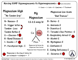 Magnesium Mg Nursing Notes Nursing Mnemonics Lab Values