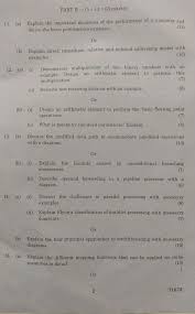 Cs6303 computer architecture for 3rd sem cse for the new regulation 2013. Computer Architecture 2017 Question Paper Quantum Computing