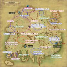 Ff14 漆黒エリアのモンスター配置場所 夢でもff14