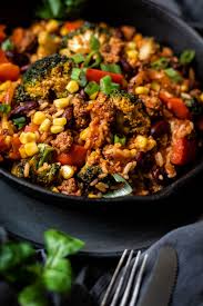 Reis Pfanne Mit Hackfleisch Und Gemuse Kochmadchen Foodblog Rezept Hackfleisch Gemuse Pfanne Hackfleisch Reis Pfanne Hackfleisch
