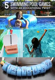 5 Swimming Pool Games With An Educational Twist Learning Liftoff Swimming Pool Games Pool Games Swimming Lessons For Kids