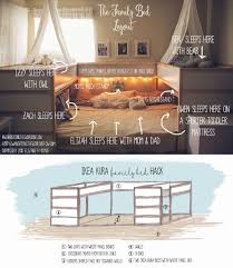 Family Of 7 Sleeps Together In One Giant Ikea Hacked Bed And They Ve Never Slept Better Ikea Kura Bed Family Bed Ikea Kura