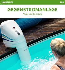 Gegenstromanlage Pflege Und Reinigung Anlage Pool Im Garten Swimming Pool