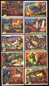 Mars Attacks 1962 Cards Would Make A Cool Poster Mars Attacks Science Fiction Art Sci Fi Art