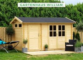 Gartenhaus William 250 Dieses Klassische Holz Gartenhaus Mit Satteldach Bringt Ordnung In Ihren Garten Und Bietet Ihnen Einen Gartenhaus Haus Und Garten Haus