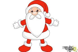How To Draw Cute Santa Claus Step 10 Cute Drawings Stick Drawings Christmas Drawing